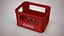 3D plastic coke crate 24x model