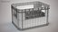 3D plastic coke crate 24x model