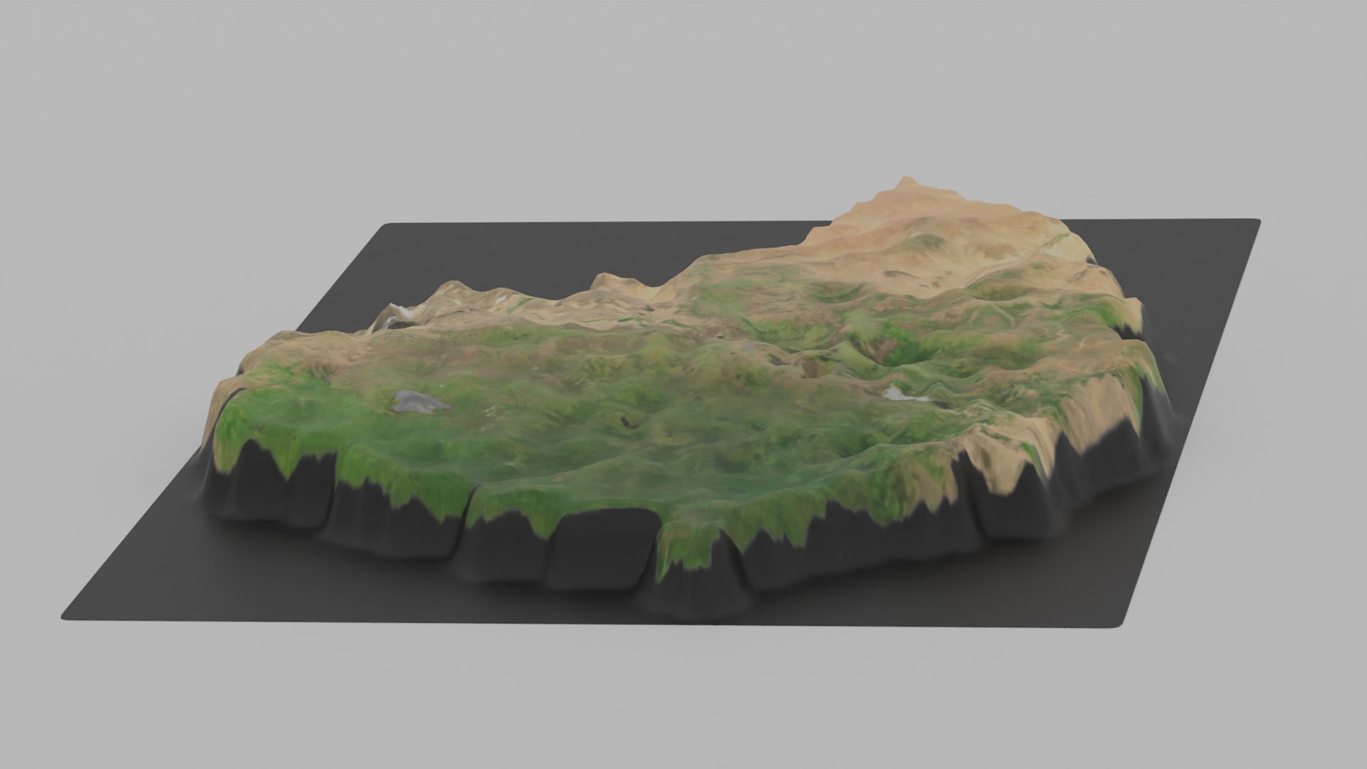 3D Ethiopia Map Country - TurboSquid 2075861