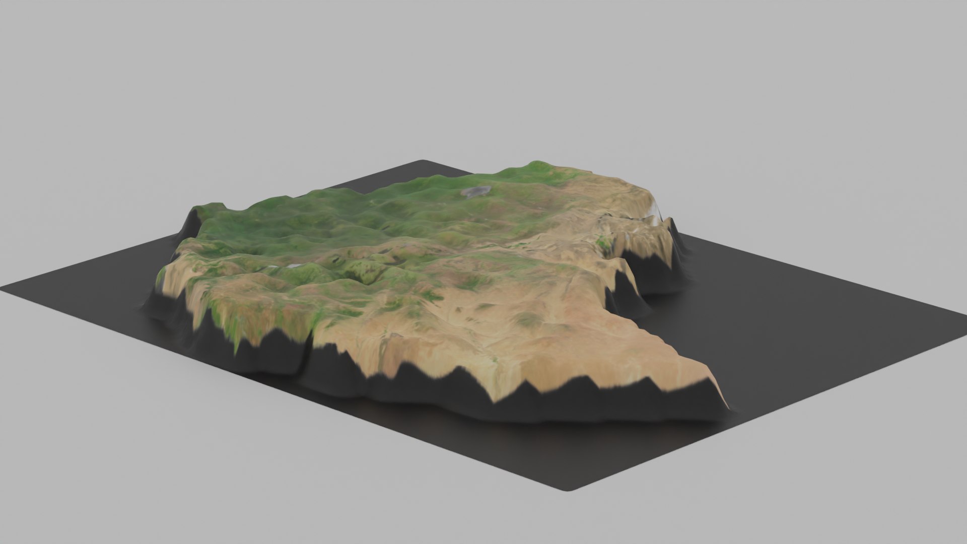 3D Ethiopia Map Country - TurboSquid 2075861