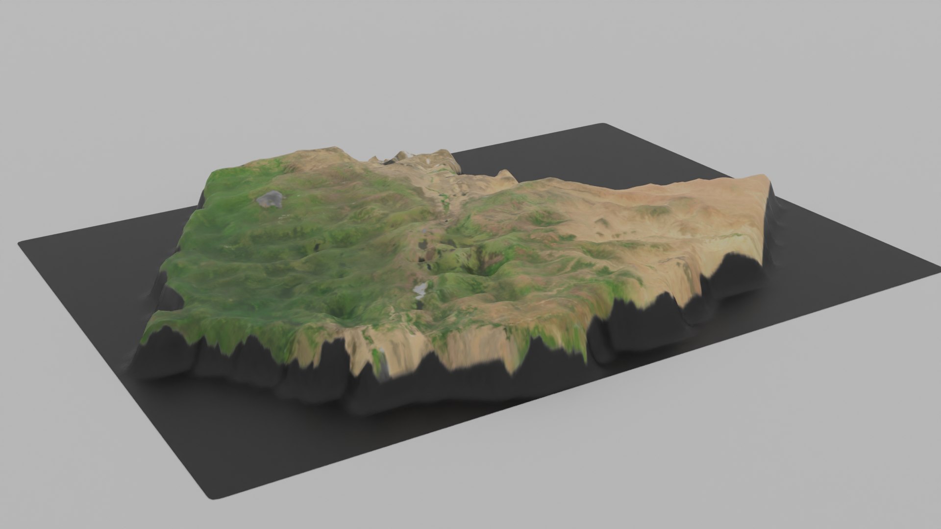 3D Ethiopia Map Country - TurboSquid 2075861