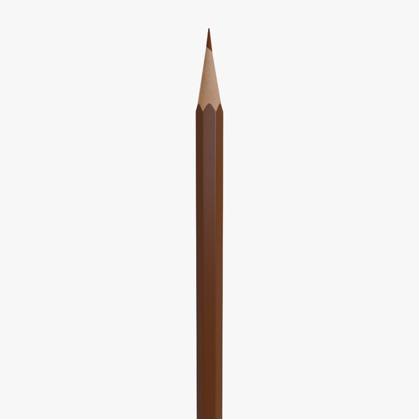 Brown Pencil 3D model