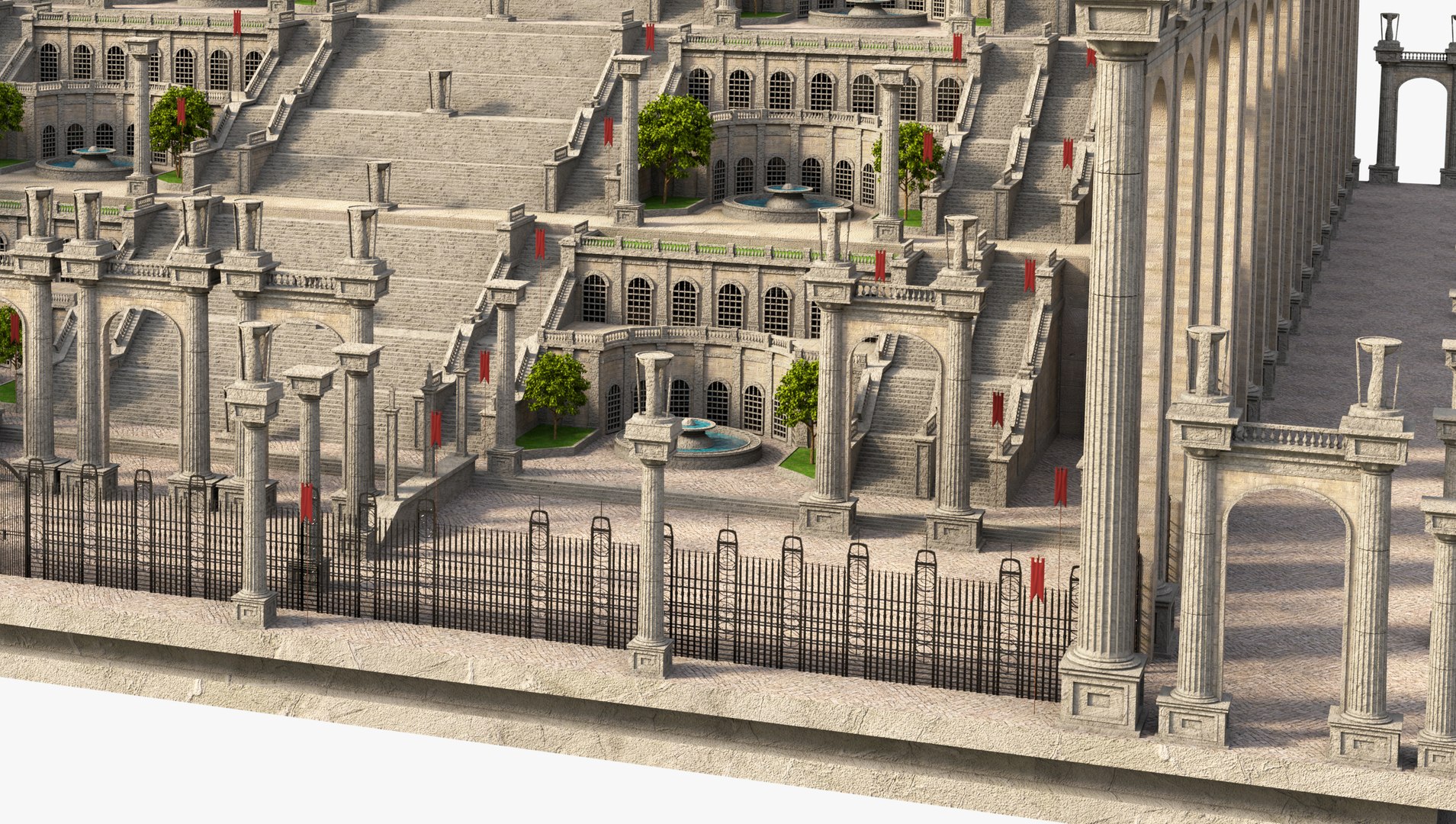 Temple Of Artemis Building 3D - TurboSquid 2195990