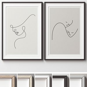 Picture Frames Set-373 3D model