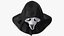 Ghostface Mask Scream with Hood