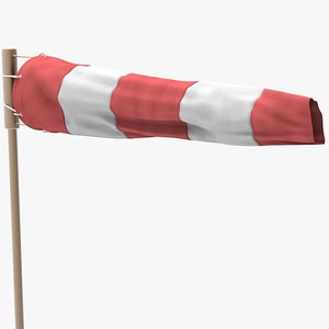sock windsock wind 3D model
