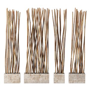 3D Bamboo decor n49