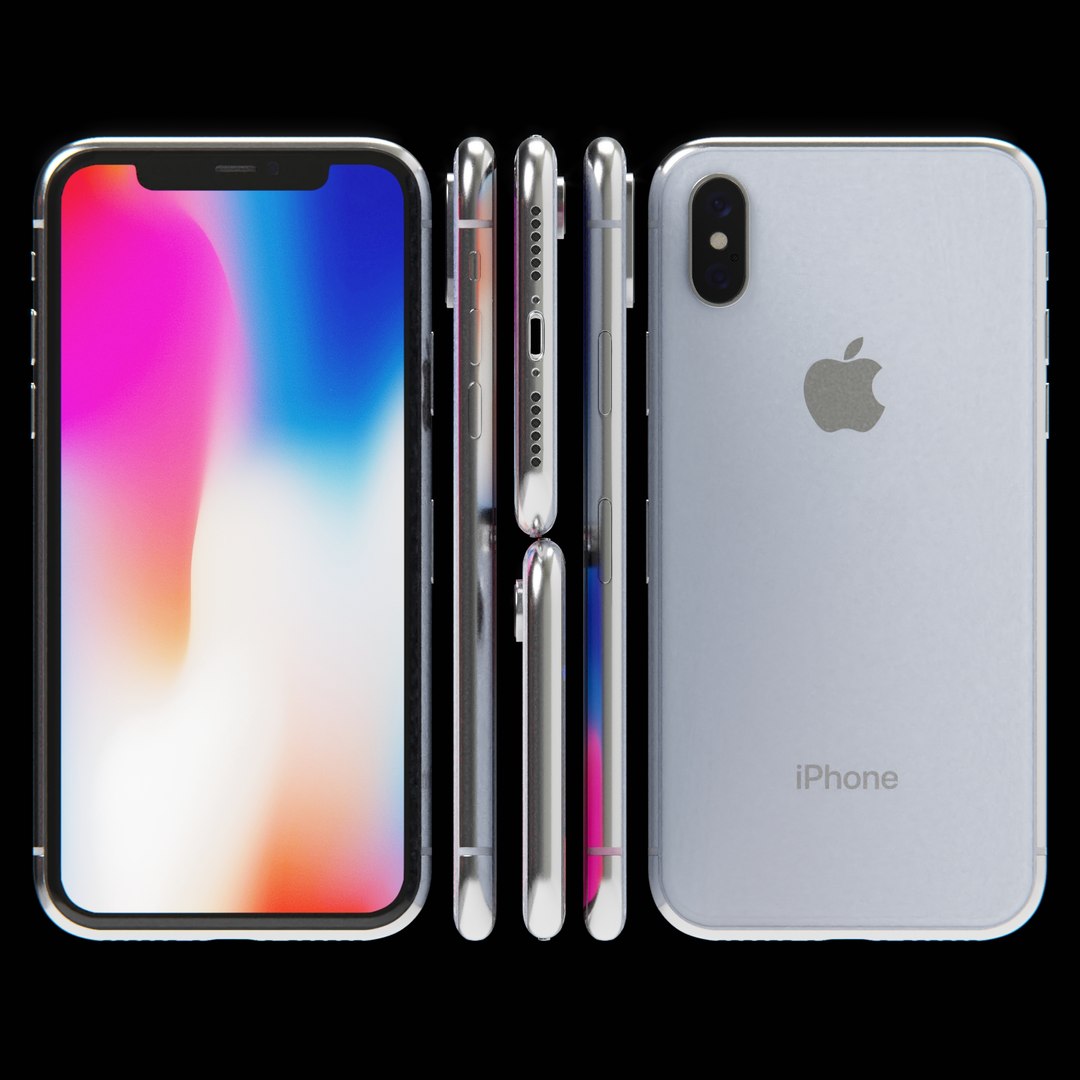 New Iphone X Model Turbosquid 1240823 