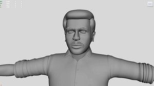 3D model Actor ram charan