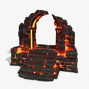 Ruin Stairs 3D model