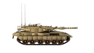 Merkava MK3 low-poly