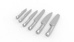 Knife Set 3D model