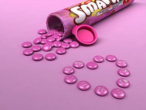 free max mode smarties sweet candies