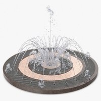Designer Dry Fountain Round
