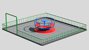 Outdoor Kids Park Equipment 3D model