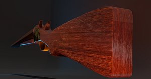 3D fusil western model