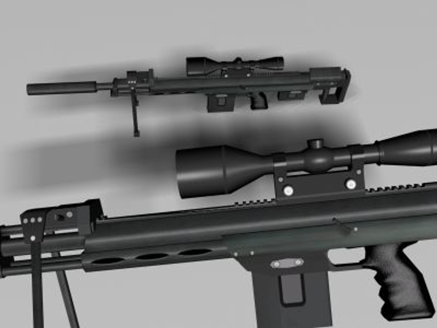 Dsr- Rifle 3d Model