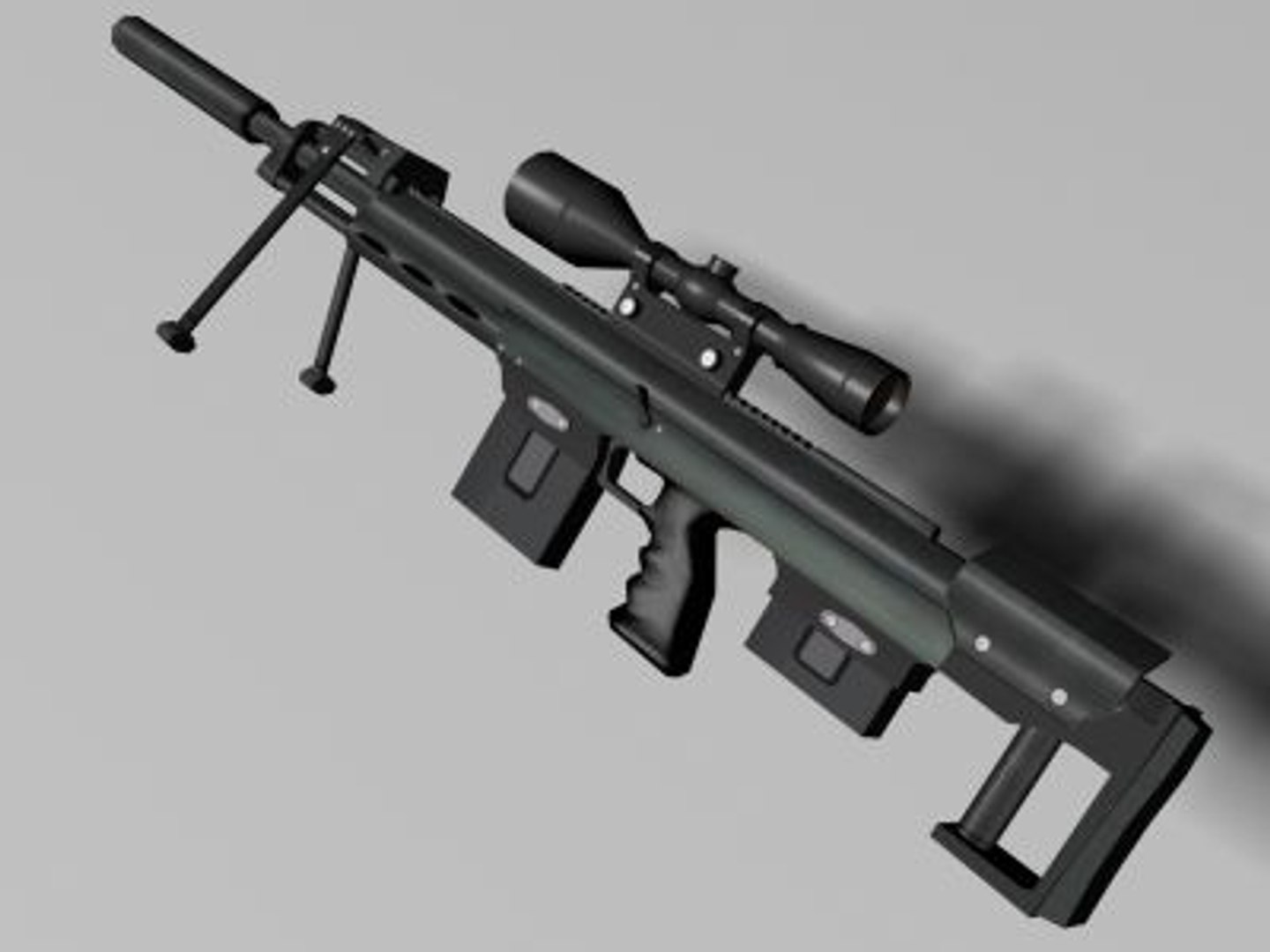 Dsr- Rifle 3d Model