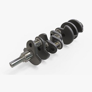 3D v8 crankshaft engines