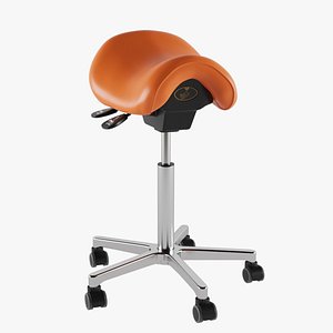 Bambach Dental Chair Orange 3D model
