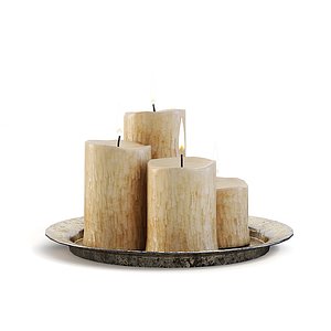 3D Candles model
