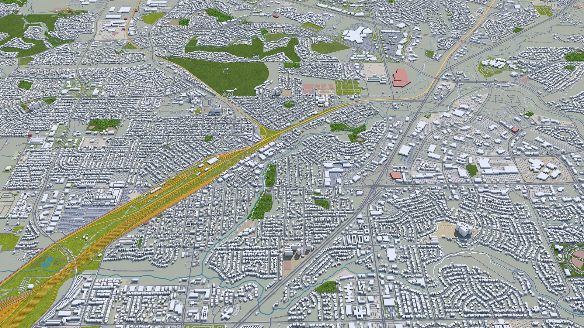 City Area Building Model - TurboSquid 1552475