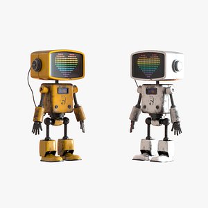 RETRO ROBOT 3D