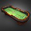 Casino Craps Table - Green