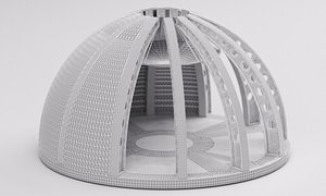 3d model dome architecture 2016 raw