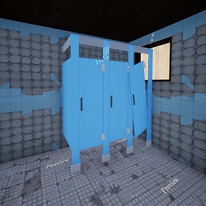 3D Toilets Doors