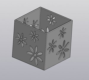 flower flowerpot 3D model