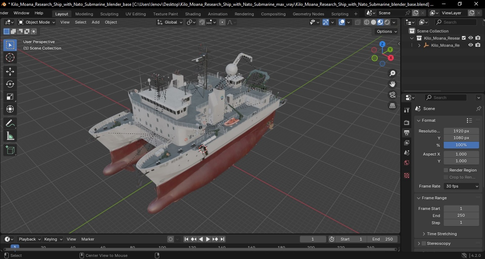 3D Kilo Moana Research Ship with Nato Submarine https://p.turbosquid.com/ts-thumb/lu/5SHt3s/ny/kilo_moana_research_ship_with_nato_submarine_1010/jpg/1743770303/1920x1080/fit_q87/014d902dcc3300b3b5947c84cd15b8a630fbbd84/kilo_moana_research_ship_with_nato_submarine_1010.jpg