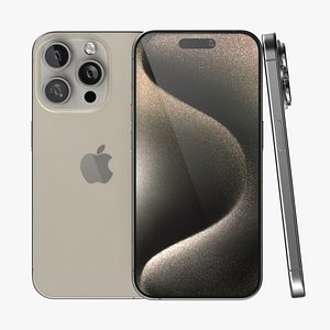 Apple IPhone 15 Pro Max Silver 3D Model - TurboSquid 2059647