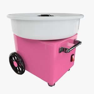 cotton candy machine 3d model