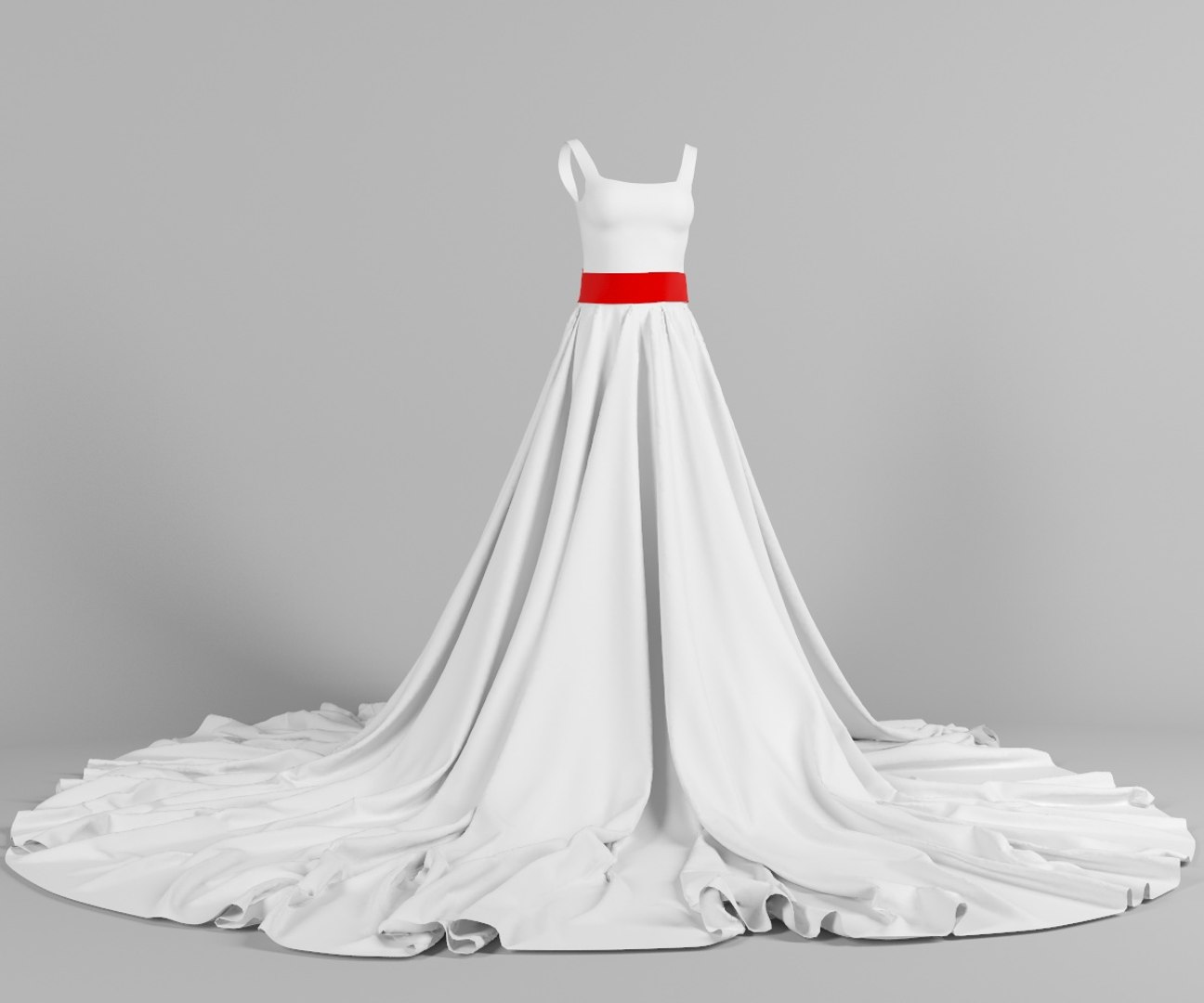 Wedding Dress 3D Model - TurboSquid 1344906