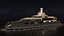 Dolph Yacht Night Scene 3D model