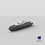 Dolph Yacht Night Scene 3D model