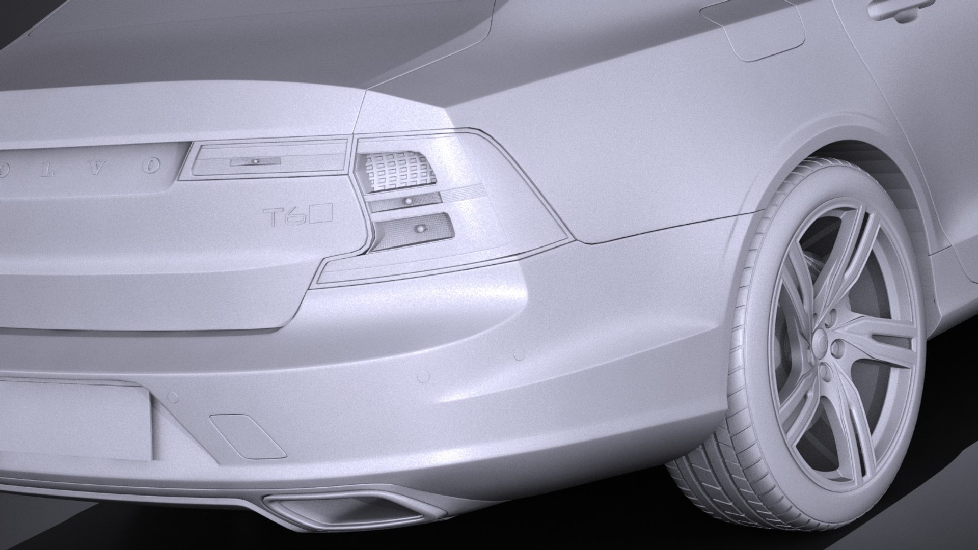 S90 R-design 2017 3d Model