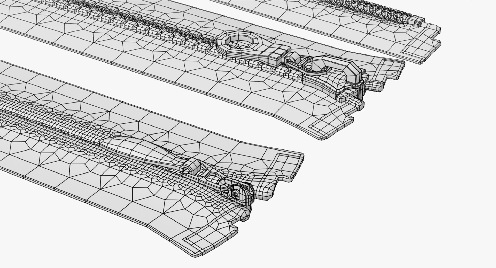 zippers metal nylon 3D model https://p.turbosquid.com/ts-thumb/lu/D8R1kn/NzQqHBdZ/zipper_collection_wireframe_5/png/1515873850/1920x1080/fit_q87/1e59e8baa3504b6cfd34913252ca1daa8b0aa799/zipper_collection_wireframe_5.jpg