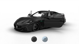 Maserati GranTurismo Trofeo PrimaSerie 75th Anniversary 2024 HQ 3D model