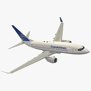 3D Boeing 737-700 Copa Airlines