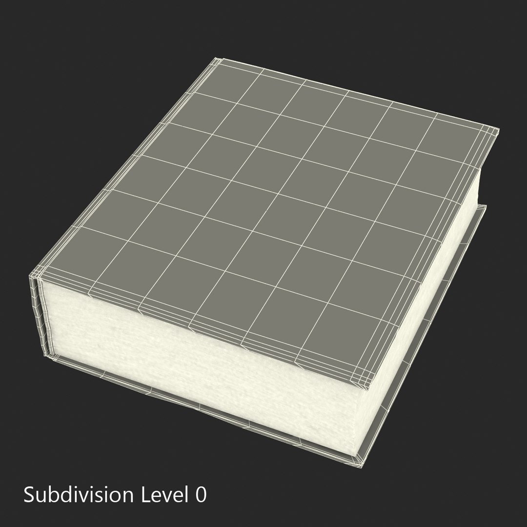 Law Book 3d Model