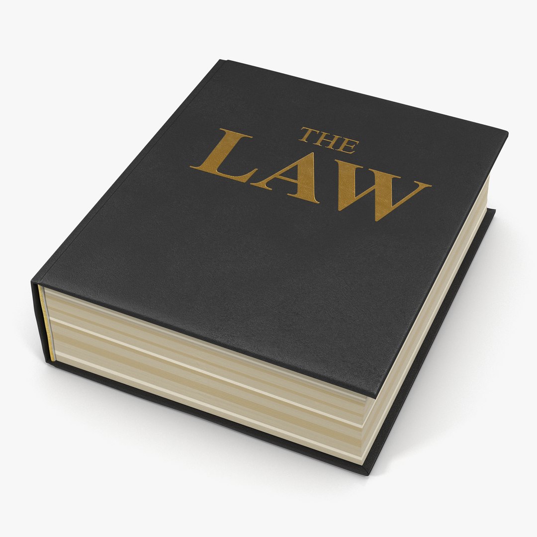Law Book 3D model preview