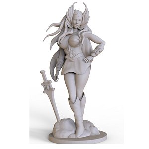 statue 3D model