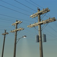 Electric Pole Wooden COLLECTION