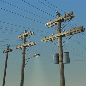 Electric Pole Wooden COLLECTION