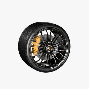 3D PORSCHE 918 SPYDER  WHEEL