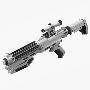 3D Star Wars Stormtrooper F-11D Blaster