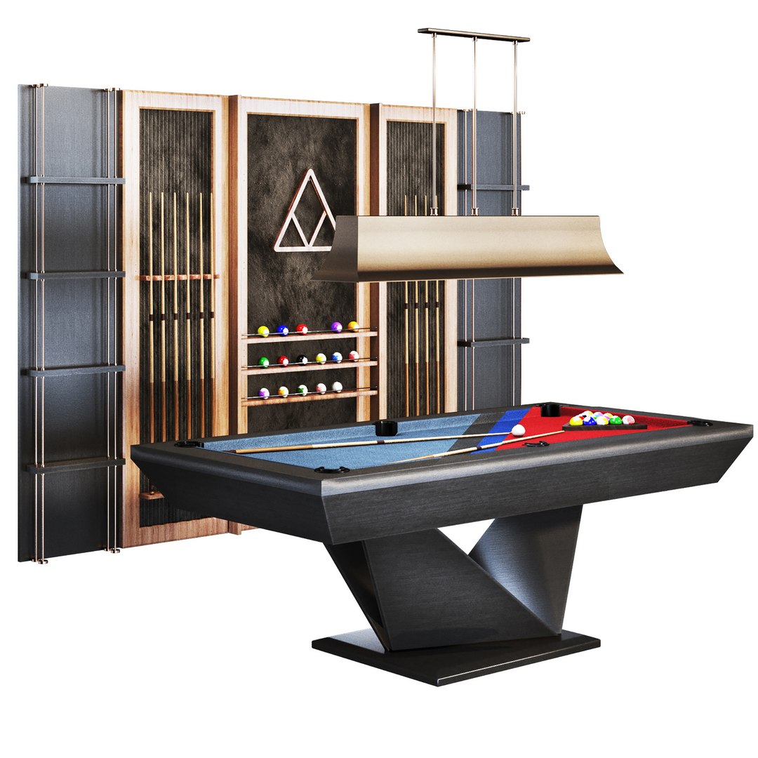 Billiard Set03 Pool Table Model - TurboSquid 2297522