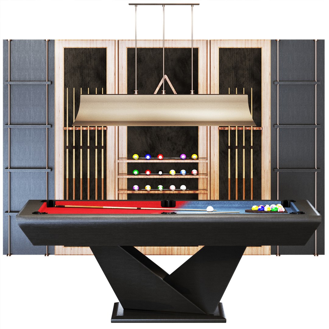 Billiard Set03 Pool Table Model - TurboSquid 2297522